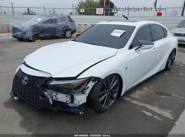 JTHGZ1B27P5069367 2023 LEXUS IS 350 White Widok z przodu