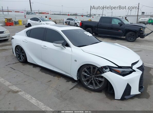JTHGZ1B27P5069367 2023 LEXUS IS 350 White Przód prawy