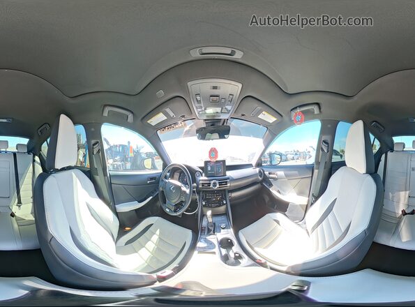 JTHGZ1B28N5056950 2022 LEXUS IS Белый Панорамный вид салона 360°