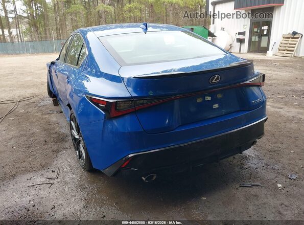 JTHGZ1B29N5049716 2022 LEXUS IS 350 Синий Задняя левая четверть