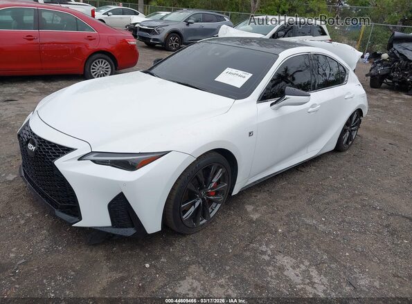 JTHGZ1B2XM5047942 2021 LEXUS IS 350 Белый Передняя левая четверть