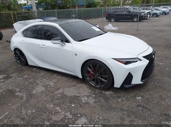 JTHGZ1B2XM5047942 2021 LEXUS IS 350 Белый Передняя правая четверть