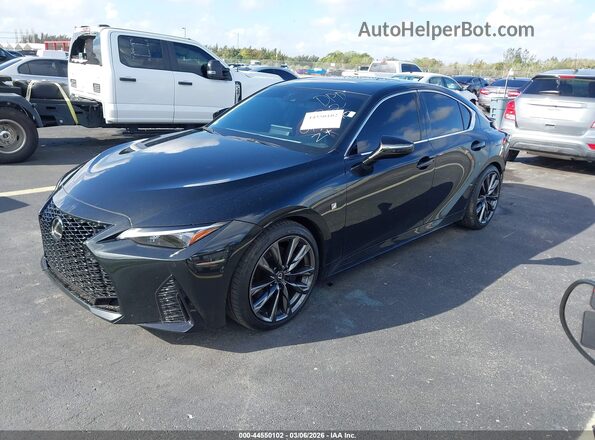 JTHGZ1B2XR5077210 2024 LEXUS IS 350 Черный Передняя левая четверть