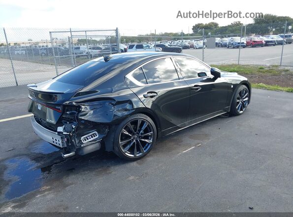 JTHGZ1B2XR5077210 2024 LEXUS IS 350 Черный Задняя правая четверть