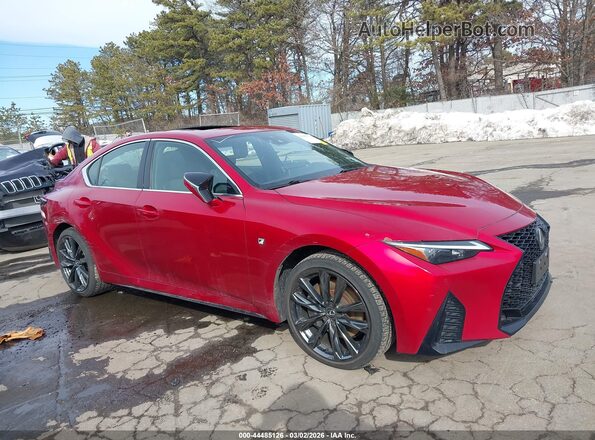 JTHGZ1E20P5030356 2023 LEXUS IS 350 Красный Передняя правая четверть