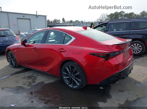 JTHGZ1E20P5030356 2023 LEXUS IS 350 Красный Задняя левая четверть