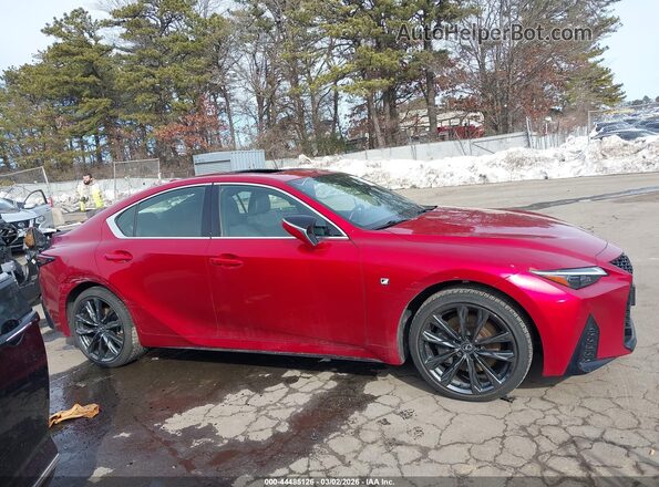 JTHGZ1E20P5030356 2023 LEXUS IS 350 Красный Вид задней части салона