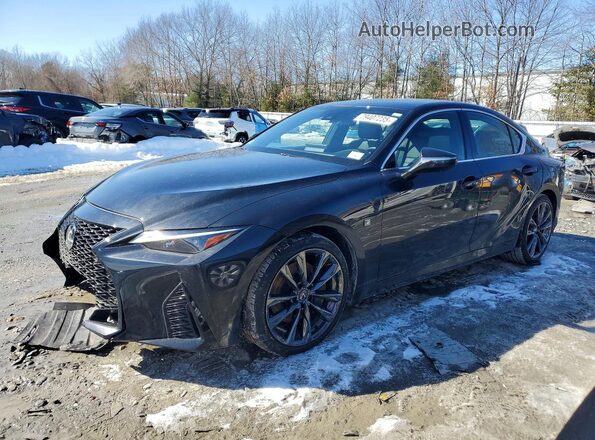 JTHGZ1E21P5030107 2023 LEXUS IS Black Przód lewy