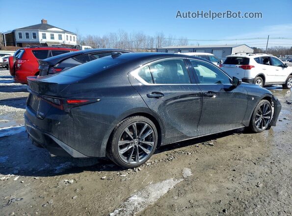 JTHGZ1E21P5030107 2023 LEXUS IS Black Tył prawy