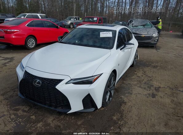 JTHGZ1E21R5034256 2024 LEXUS IS 350 Белый Передняя левая четверть