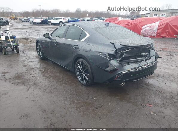 JTHGZ1E23M5022862 2021 LEXUS IS 350 Серый Задняя левая четверть