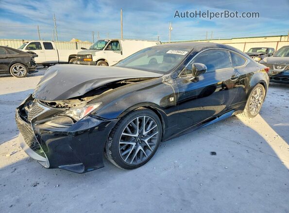 JTHHA5BC1G5003456 2016 LEXUS RC Black Front left