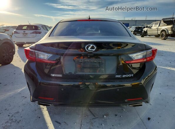JTHHA5BC1G5003456 2016 LEXUS RC Black Rear view