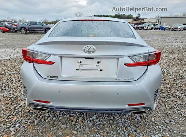 JTHHA5BC1G5004705 2016 LEXUS RC Silver უკანა ხედი