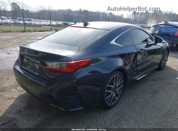 JTHHA5BC2H5005752 2017 LEXUS RC 200T Черный Задняя правая четверть