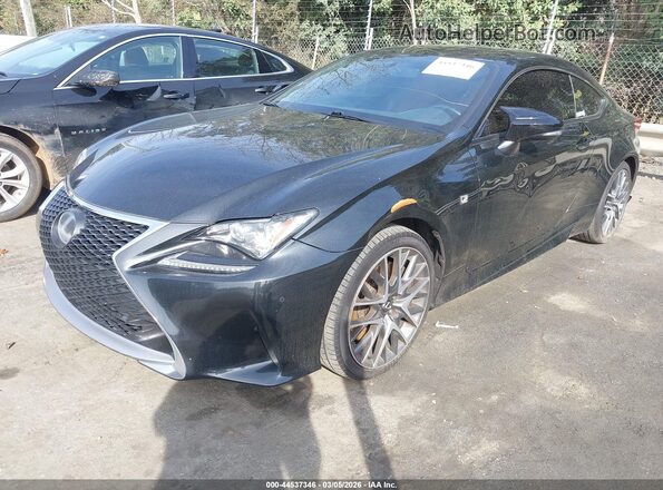 JTHHA5BC2H5005752 2017 LEXUS RC 200T Черный Передняя левая четверть