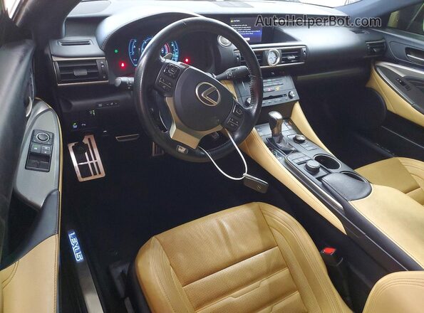 JTHHA5BC2H5006190 2017 LEXUS RC Белый Вид панели приборов