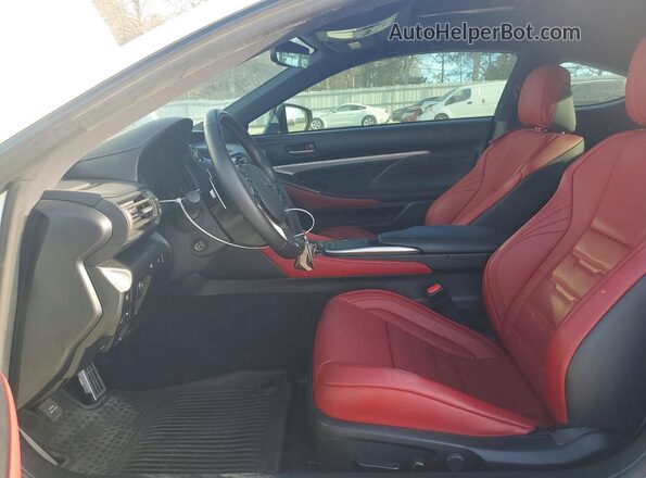 JTHHA5BC7K5009089 2019 LEXUS RC Белый Вид салона спереди
