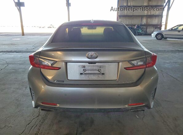 JTHHA5BC9H5007319 2017 LEXUS RC Gray უკანა ხედი