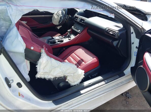 JTHHE5BC2G5011909 2016 LEXUS RC 350 White Widok wnętrza z przodu
