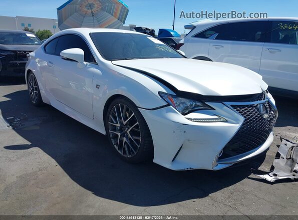 JTHHE5BC4G5013337 2016 LEXUS RC 350 White Przód prawy