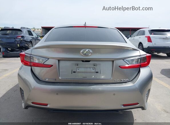 JTHHE5BC5G5014545 2016 LEXUS RC 350 Gray 