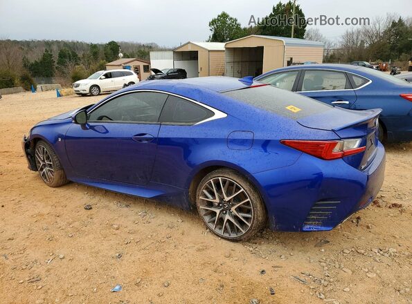 JTHHE5BC6G5013291 2016 LEXUS RC Синий Задняя левая четверть