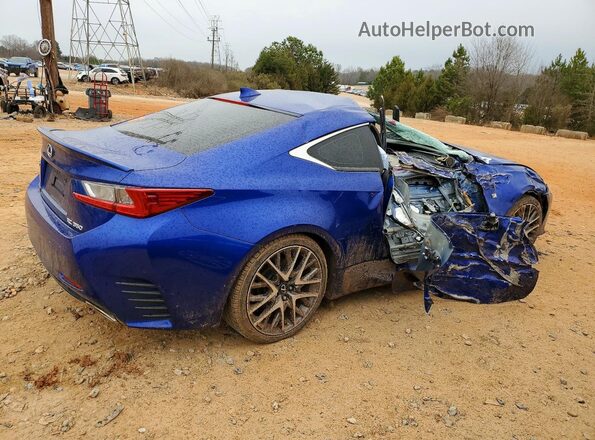 JTHHE5BC6G5013291 2016 LEXUS RC Синий Задняя правая четверть