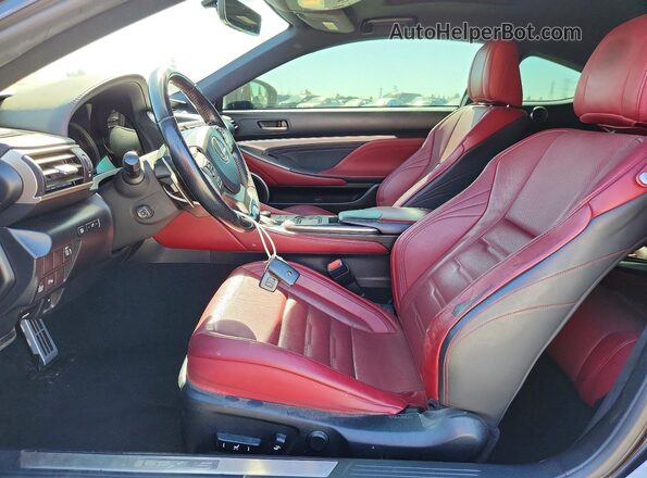 JTHHE5BC7G5011453 2016 LEXUS RC Black Front interior view