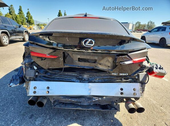 JTHHE5BC7G5011453 2016 LEXUS RC Black Rear view