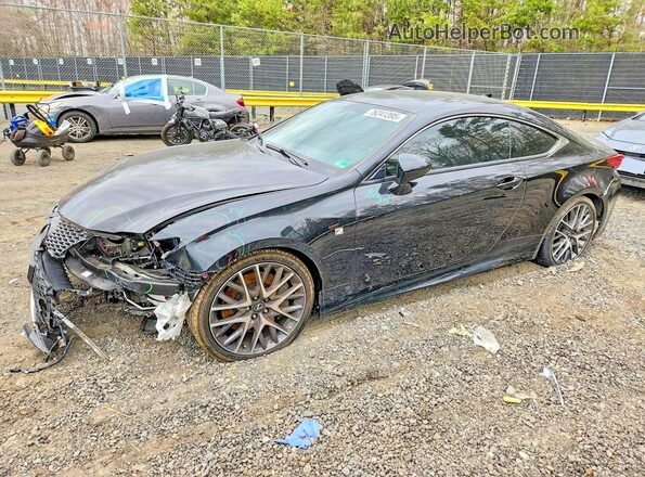 JTHHE5BCXG5014475 2016 LEXUS RC Черный Передняя левая четверть