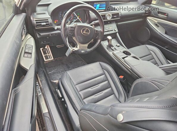 JTHHE5BCXG5014475 2016 LEXUS RC Черный Вид панели приборов