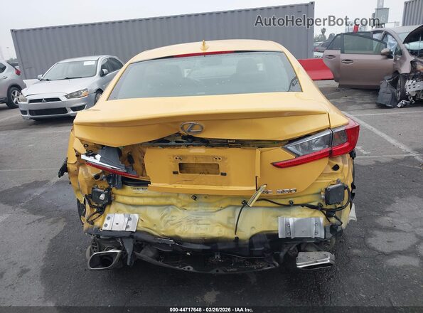JTHHZ5BC0J5018465 2018 LEXUS RC 350 Желтый 