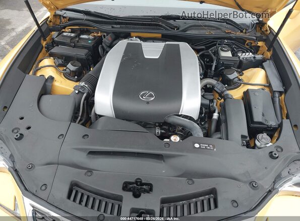 JTHHZ5BC0J5018465 2018 LEXUS RC 350 Желтый Вид сзади