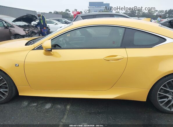 JTHHZ5BC0J5018465 2018 LEXUS RC 350 Желтый 