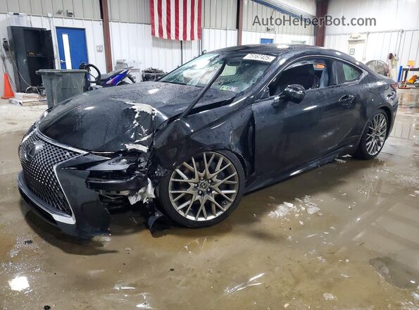 JTHHZ5BC1K5021585 2019 LEXUS RC Черный Передняя левая четверть