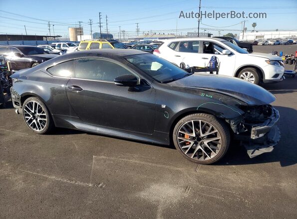 JTHHZ5BC7J5018768 2018 LEXUS RC Черный Передняя правая четверть