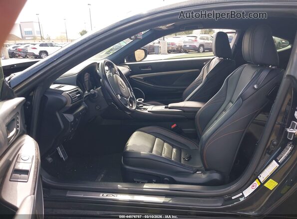JTHHZ5BC9J5019081 2018 LEXUS RC 350 Black Вид салону спереду
