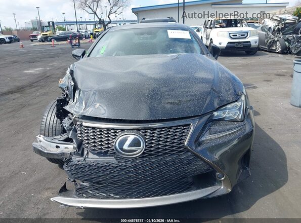 JTHHZ5BC9J5019081 2018 LEXUS RC 350 Black Вид задньої частини салону