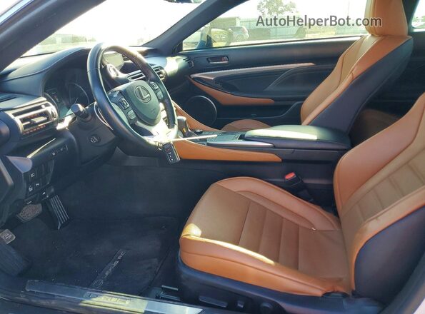 JTHHZ5BCXK5019396 2019 LEXUS RC Белый Вид салона спереди