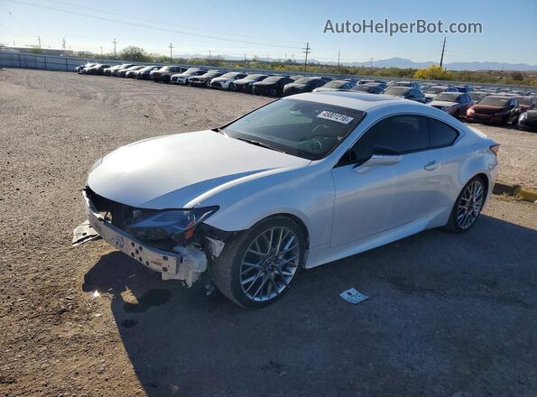 JTHHZ5BCXK5019396 2019 LEXUS RC Белый Передняя левая четверть