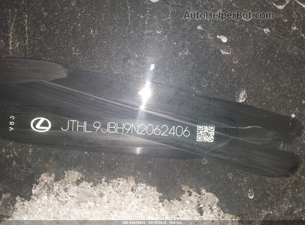 JTHL9JBH9N2062406 2022 LEXUS UX 250H Серый Вид подкапотного пространства