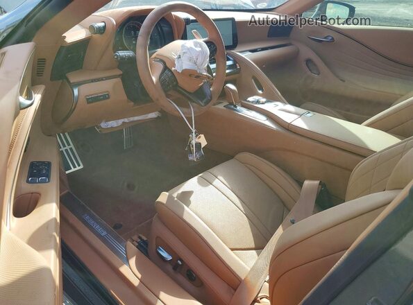 JTHNPAAY3SA111939 2025 LEXUS LC Green Dashboard view