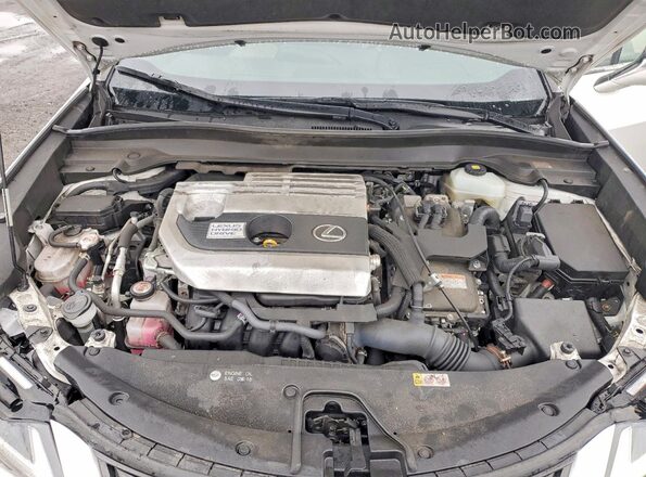 JTHP9JBH0L2024223 2020 LEXUS UX White Vista del compartimento del motor