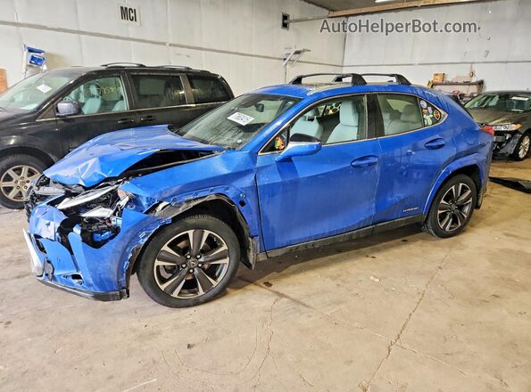 JTHP9JBH2N2061938 2022 LEXUS UX Синий Передняя левая четверть