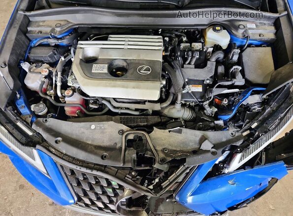 JTHP9JBH2N2061938 2022 LEXUS UX Синий Вид задней части салона