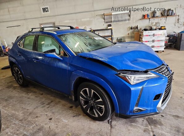 JTHP9JBH2N2061938 2022 LEXUS UX Синий Передняя правая четверть