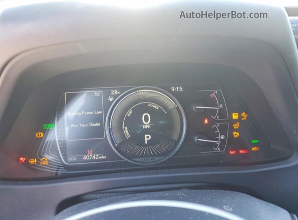 JTHP9JBH4L2023169 2020 LEXUS UX Black Instrument cluster view