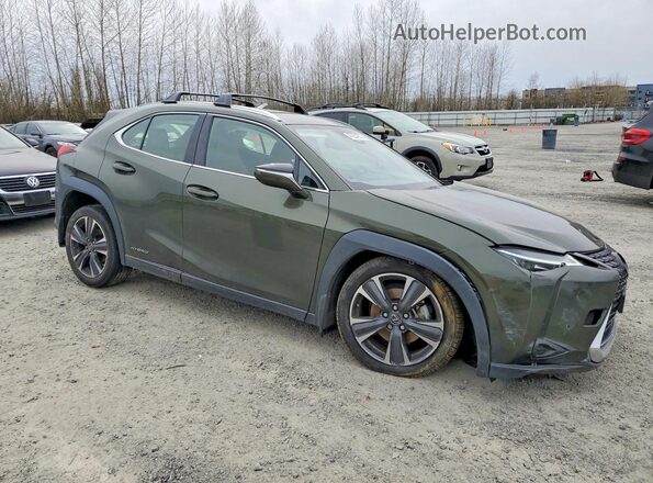 JTHP9JBH5L2033693 2020 LEXUS UX Зеленый Передняя правая четверть