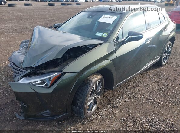 JTHP9JBH5N2055874 2022 LEXUS UX 250H Зеленый Передняя левая четверть